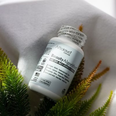 Natural Wellness Supplement Bottle