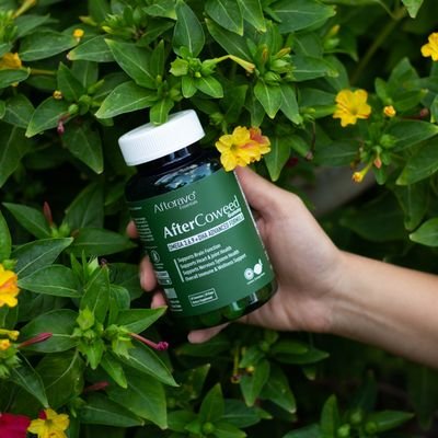 Natural Herbal Supplement Bottle