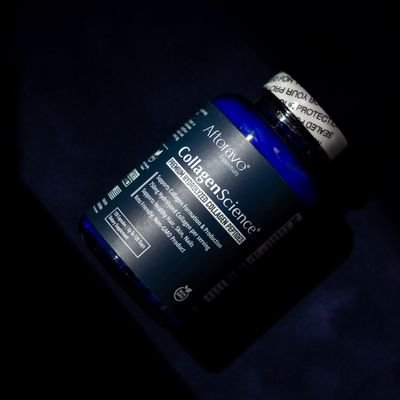 Collagen Supplement Bottle