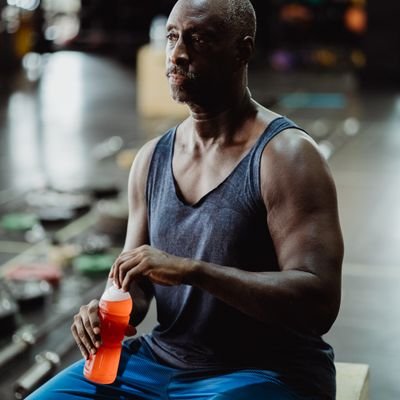Orange Protein Shake Bottle